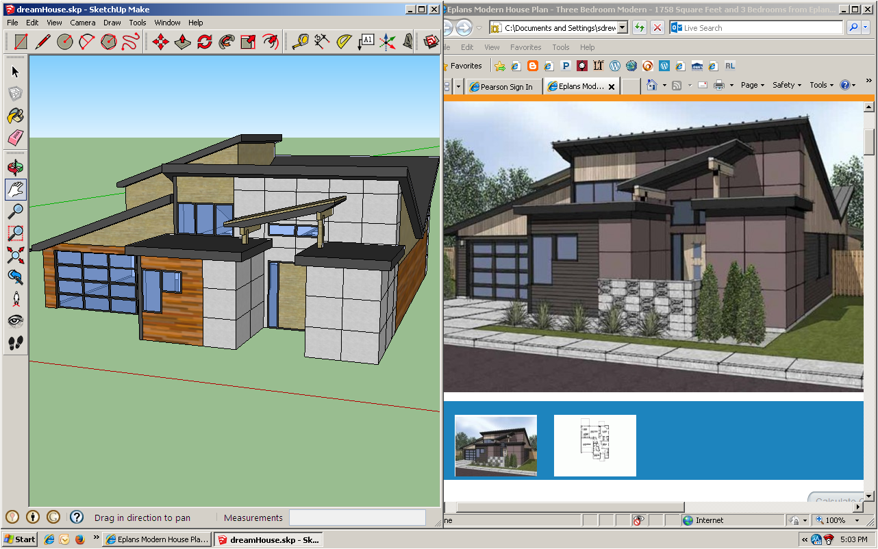 4th SketchUp  Assignment Dream House  Project Mr Drew s Blog
